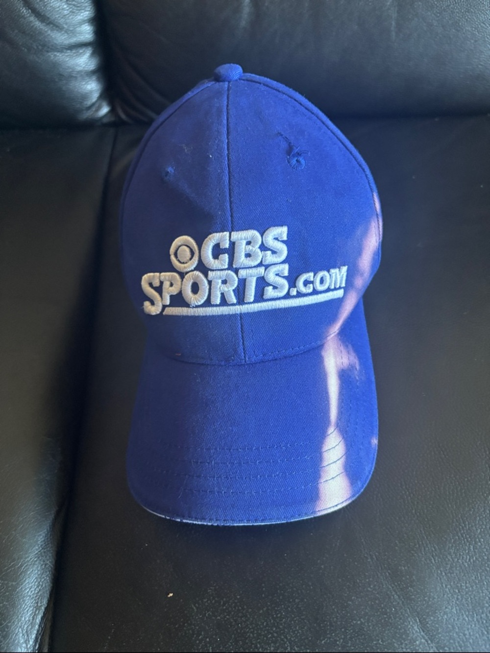 CBS Sports 2009 scramble Blue white Logo Baseball Cap